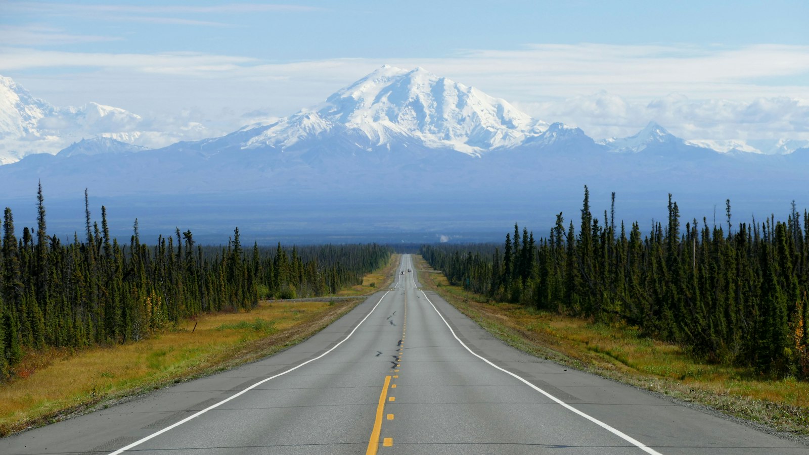 Alaska mountains and Portage scenery near Whittier tunnel